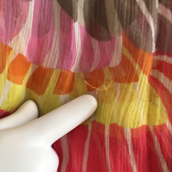 Trina Turk Floral Print Silk Belted Maxi Dress - Picture 13 of 14